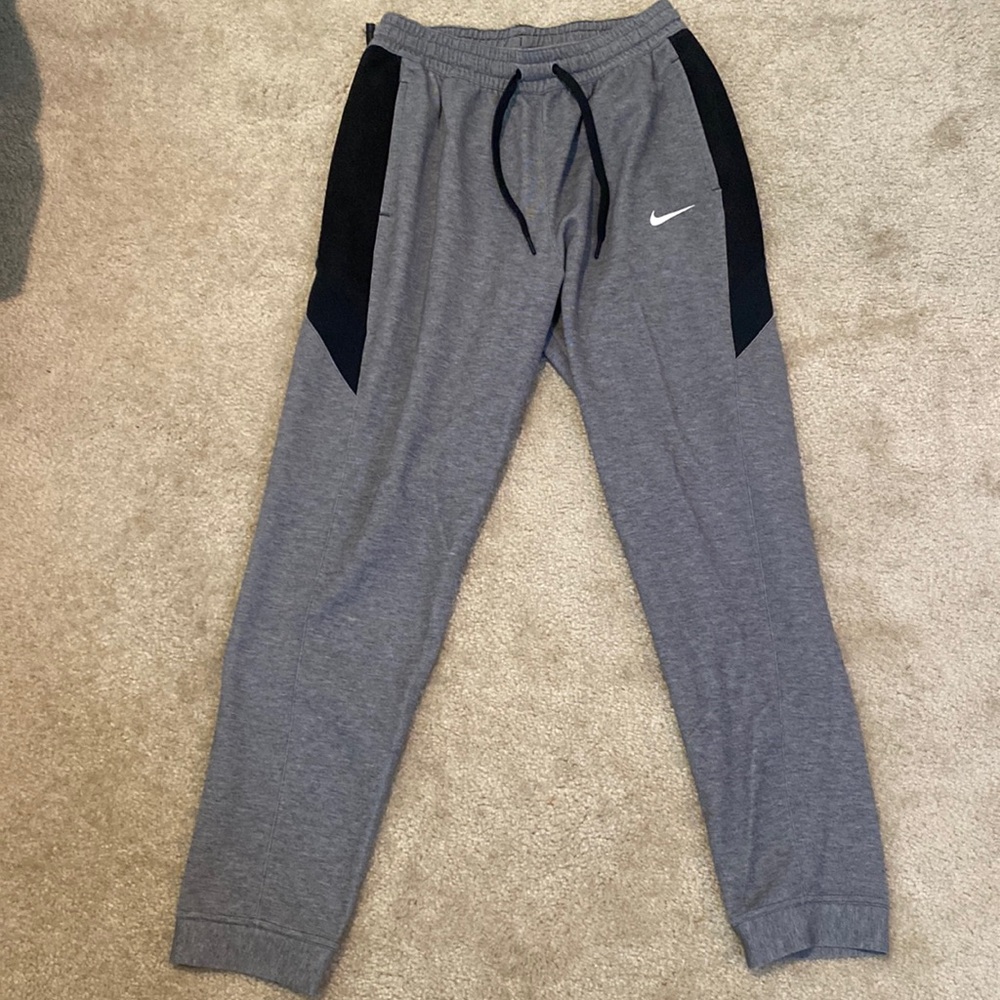 Nike Dri-fit gray sweatpants. Size large.
